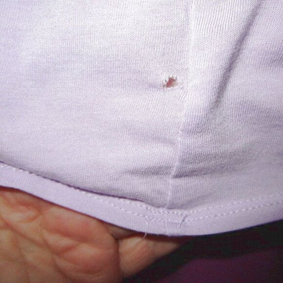 Eileen West LILAC Jersey Knit Size L NIGHTGOWN Ballet LACE Crochet MODAL Stretch - Picture 11 of 12